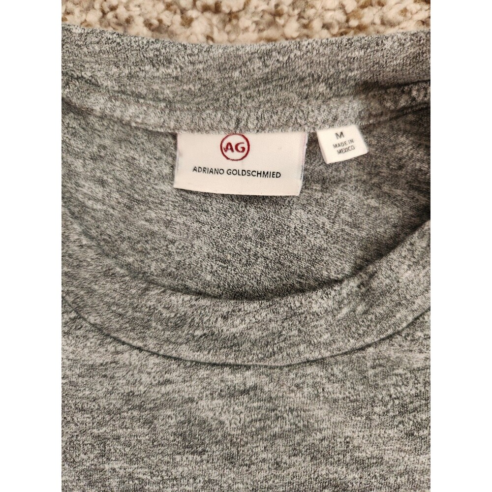 AG ADRIANO GOLDSCHMIED Women's T Shirt Size Medium Gray Crew Neck - Picture 3 of 6